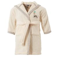 Халат дитячий махровийз органічної бавовни з каптуром та вишивкою FESTINE