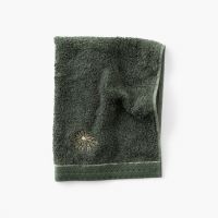 Махровий міні-рушник для рук з бавовни та бамбукової віскози з вишивкою SILVALYS