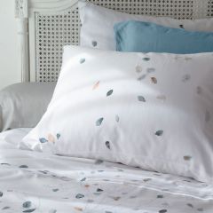 Простирадло з вишивкой з сатину EQUINOXE