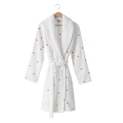 Жіночий велюровий халат з шалевим коміром ADORE