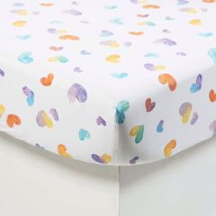 Простирадло на резинці з принтом з  бавовни CALLIOPE