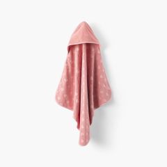 Рушник махровий з куточком з бавовни  MONJOUR колір рожевий 80*80