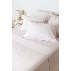 Простирадло з вишивкою з сатину DOUCEUR