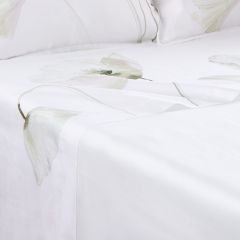 Простирадло з вишивкою з сатину EPHELIA колір різнобарвний 270*310