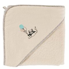 Рушник махровий  з куточком з органічної бавовни з вишивкою FESTINE