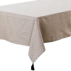 Скатертина з льону та бавовни з принтом HANDIRA