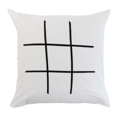 Квадратна наволочка з подвійним декором з органічної бавовни JOCAMINI