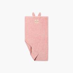 Махровий рушник для рук з бавовни з вишивкою WONDERFUL рожевий 50x90