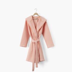 Жіночий вафельний халат з каптуром PALMELIS