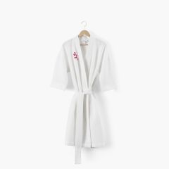 Жіночий вафельний халат з коміром-кімоно JARDIN M