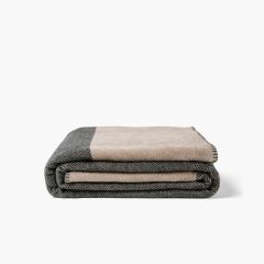 Плед м"який LES ARCS колір темно-сірий 150x200