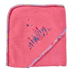 Махровий рушник з куточком з органічної бавовни з вишивкою POESIE