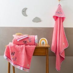 Комплект дитячий для ванної POESIE колір кораловий