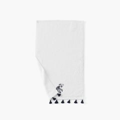 Махровий міні-рушник для рук з бавовни та бамбукової віскози з вишивкою DEMILUNE