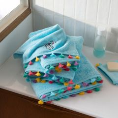 Комплект для ванної DEMILUNE колір яскравий синьо-зелений