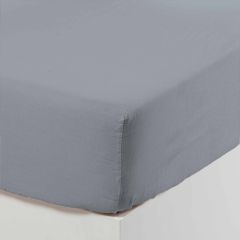 Простирадло на резинці з промитої бавовни SONGE