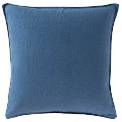 Квадратна наволочка з промитого льону та бавовни SONGE