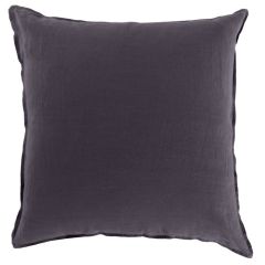 Квадратна наволочка з промитого льону та бавовни SONGE