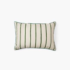 Прямокутна наволочка з подвійним декором з перкалю LYSIRIS різнобарвний